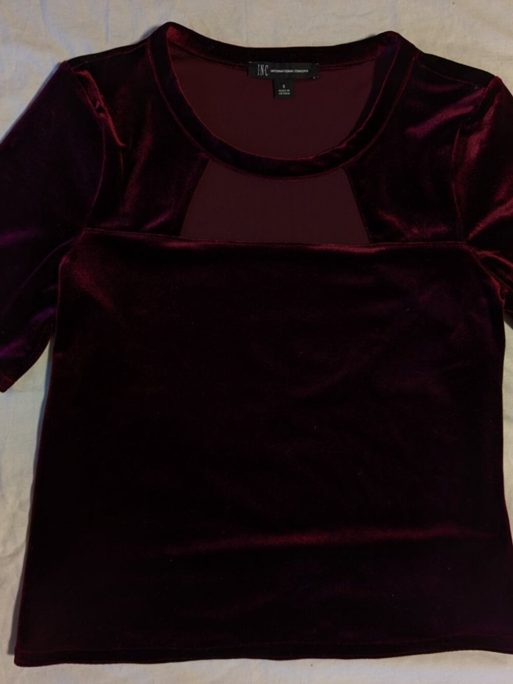 Women's Red Velvet T-Shirt